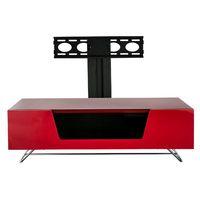 Alphason Chromium 1200 TV Stand with Bracket Red