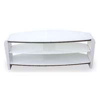 Alphason Francium 3 Shelf TV Stand Arctic White