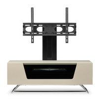 Alphason Chromium Cantilever TV Stand Ivory