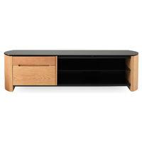 Alphason Finewoods TV Stand 135cm Light Oak