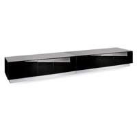 alphason element modular tv stand 250cm black