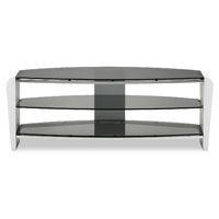 Alphason Francium Glass TV Stand 110cm White