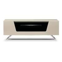 alphason chromium tv stand ivory