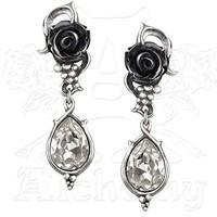 Alchemy Gothic Bacchanal Rose Pair of Earrings