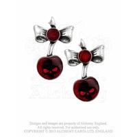 Alchemy UL17 Black Cherry Pair of Earrings (ULFE20)