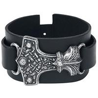 Alchemy Gothic Thorshammer Leather bracelet