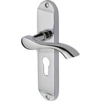 Algarve Small Lever Lock (Set of 2) Finish: Polished Chrome