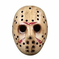 Alxcio Collector\'s Halloween Mask Resin Edition Film Theme for Masquerade Cosplay Costume Party Gift Jason - Or