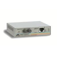 Allied Telesyn AT FS201 - Transceiver - 10Base-T, 100Base-FX, 100Base-TX - RJ-45 - ST multi-mode - external - up to 2 km