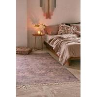 alexi 5x7 printed rug purple