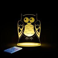 Aloka Multi Coloured Children\'s Night Light-Owl