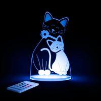 Aloka Multi Coloured Children\'s Night Light-cat