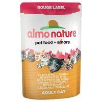 Almo Nature Rouge Label Fillets in Pouches 12 x 55g - Tuna Fillet & Seaweed