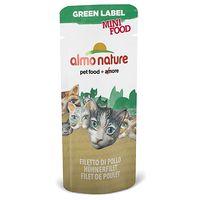 almo nature green label mini food 5 x 3g tuna fillet