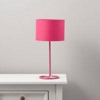 Alexa Curl Base Pink Table Lamp