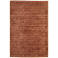 Almada Copper Brown Viscose Rug 160x230