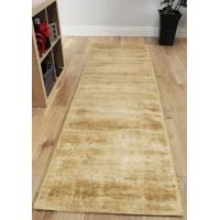 Almada Soft Gold Viscose Modern Rug