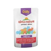 almo nature daily menu cat with chicken and beef 70g pack of 30