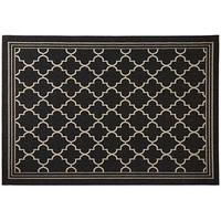 all season anywhere rug 120 x 170cm black polypropylene