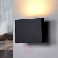Aluminium wall light Tratto LED, 4 W black