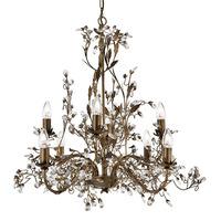 almandite brown gold chandelier ceiling light