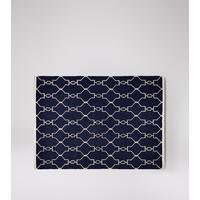 allegra hand woven rug in midnight