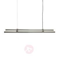 aleda two tube pendant lamp with led 120 cm