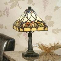 Alcea TB20MIN and TG102SHMIN Mini Tiffany Table Lamp