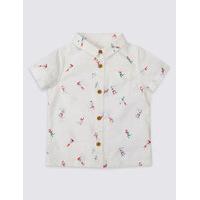 All Over Print Pure Cotton Woven Shirt