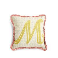 alphabet m cushion