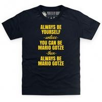 always be mario gotze kids t shirt