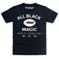 All Black Magic Kid\'s T Shirt