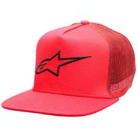 alpinestars corp trucker cap red