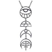 All Seeing Moon Gothic Necklace