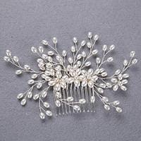 Alloy Imitation Pearl Headpiece-Wedding Special Occasion Headbands Hair Stick 3 Pieces