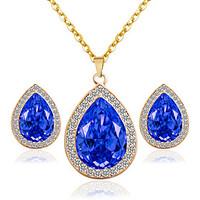Alloy Bridal Jewelry Sets Necklaces Earrings Wedding/Party 1set