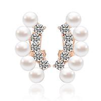 Alloy/Imitation Pearl Earring Stud Earrings Wedding/Party/Daily / Casual 1 pair