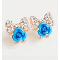 alloy earrings stud earrings weddingparty 1 pair