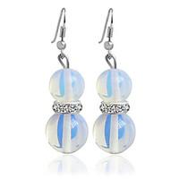 alloy drop earrings blue wedding party 1 pair