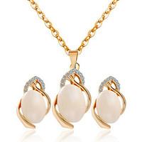 Alloy Bridal Jewelry Sets Necklaces Earrings Wedding/Party 1 pair