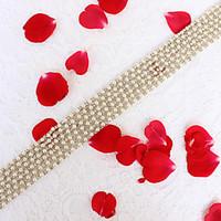 Alloy Wedding Party/ Evening Dailywear Sash-Beading Rhinestone Imitation Pearl Beading Rhinestone Imitation Pearl