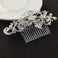 Alloy Hair Combs With Imitation Pearl/Rhinestone Wedding/Party Headpiece Hair Comb for Wedding Party Hair Jewelry