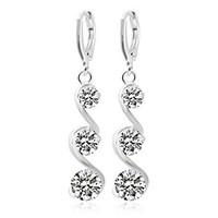 Alloy Drop Earrings Fashionable Earrings Wedding/Party 1 pair