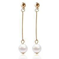 Alloy /Imitation Pearl Drop Earrings Wedding/Party/Daily/Casual 1 pair