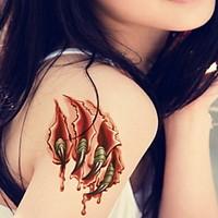 alondra nail stars waterproof flower arm temporary tattoos stickers no ...