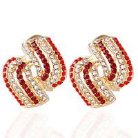 alloy ring stud earrings wedding 1pc