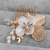 Alloy Headpiece-Wedding Special Occasion Casual Office Career Outdoor Headbands Flowers Hair Stick 1 Piece