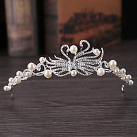 Alloy Imitation Pearl Headpiece-Wedding Tiaras 1 Piece