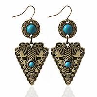 Alloy Drop Earrings Fashionable Earrings Wedding/Party 1 pair