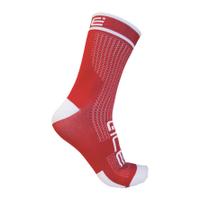 al power 15cm cuff cycling socks redwhite l